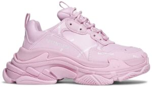 Giày Balenciaga Wmns Triple S Sneaker 'Allover Logo Pink' 524039-W2FA1-5090