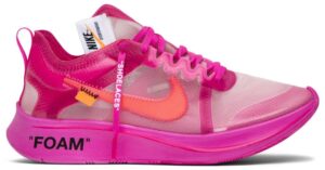Giày Nike Off-White x Zoom Fly SP 'Tulip Pink' AJ4588-600