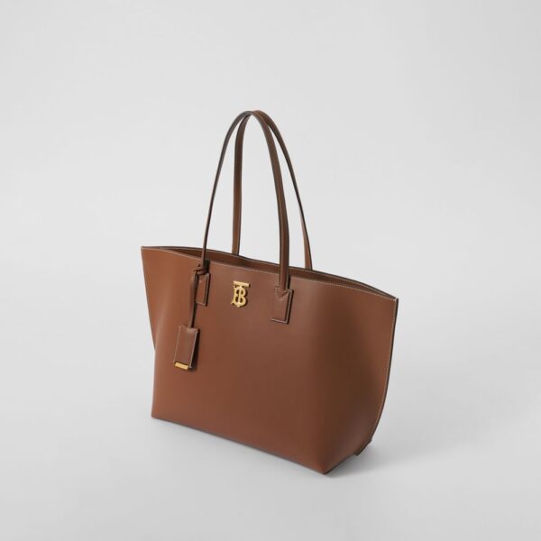 Túi Burberry Medium Monogram Motif Leather Tote 'Tan' - Ảnh 4