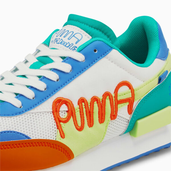 Giày Puma Mr. Doodle x Future Rider 'Puma Wordmark Embroidery' 375790-01 - Ảnh 7