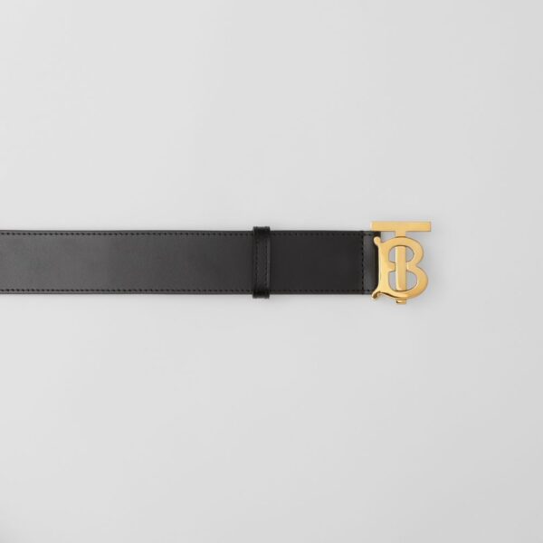 Thắt Lưng Burberry Monogram Motif Leather Belt 'Black' p80393471 - Ảnh 2