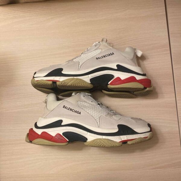 Giày Balenciaga Triple S Sneaker 'White Black Red' 533882-W09E1-9000 - Ảnh 6
