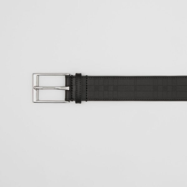 Thắt Lưng Burberry Embossed Check Leather Belt 'Black' p80515181 - Ảnh 2