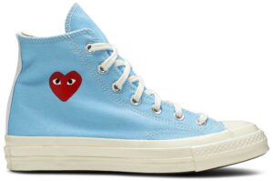 Giày Converse Comme des Garçons PLAY x Chuck 70 High 'Bright Blue' 168300C
