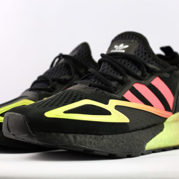 Giày Adidas ZX 2K Boost 'Black Solar Green' FY1142 - Ảnh 3