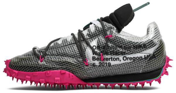 Giày Nike Off-White x Wmns Waffle Racer 'Fuchsia' CD8180-001 - Ảnh 2