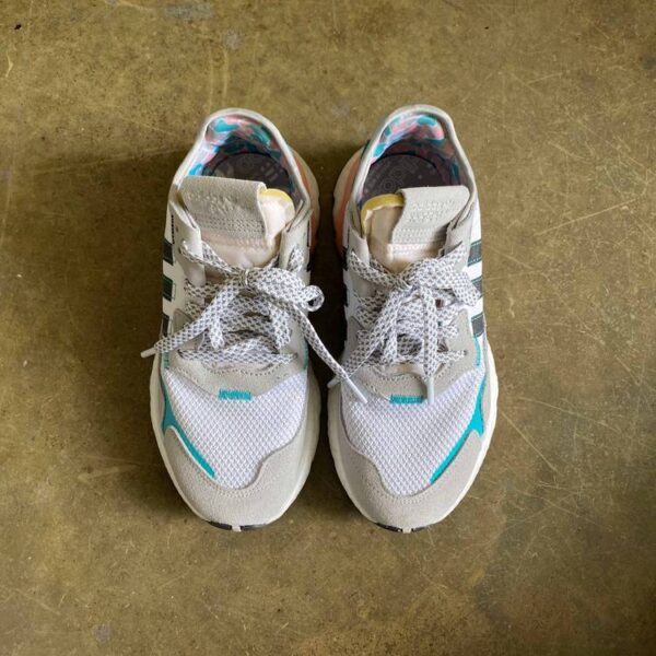 Giày Adidas Nite Jogger 'White Hi-Res Aqua' FV3852 - Ảnh 5