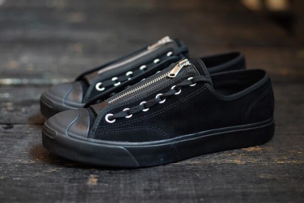 Giày Converse Jack Purcell Zip 'Black' 168703C - Ảnh 2