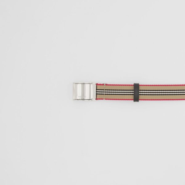 Thắt Lưng Burberry Icon Stripe Webbed Belt 'Archive Beige' P80449311 - Ảnh 2