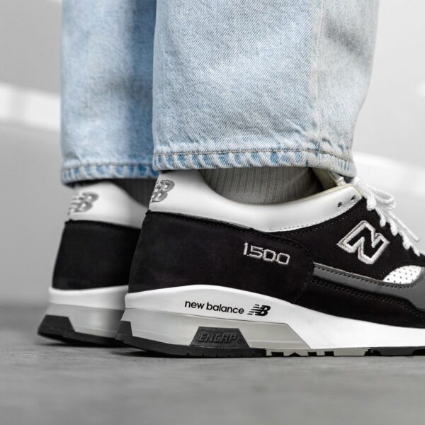 Giày New Balance 1500 Made in England 'Black White' M1500KGW - Ảnh 5