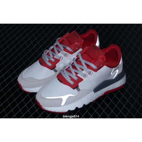 Giày Adidas Nite Jogger 'White Red' FY3234 - Ảnh 2