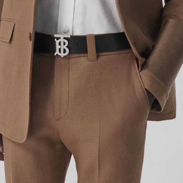 Thắt Lưng Burberry Reversible Monogram Motif Vintage Check Belt 'Archive Beige Black' - Ảnh 3