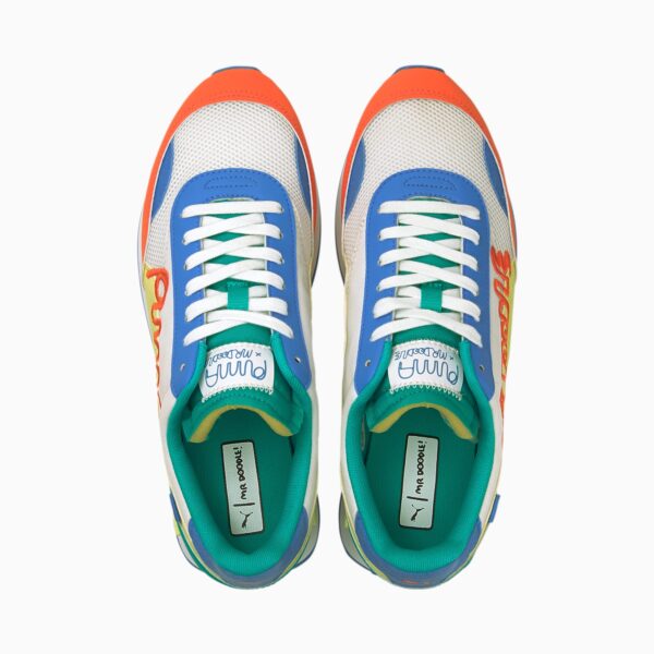 Giày Puma Mr. Doodle x Future Rider 'Puma Wordmark Embroidery' 375790-01 - Ảnh 2