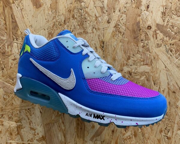 Giày Nike Undefeated x Air Max 90 'Pacific Blue' CQ2289-400 - Ảnh 2