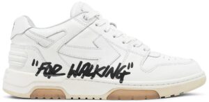 Giày Off-White Out of Office Low 'For Walking White Black' OMIA189R21LEA002-0101