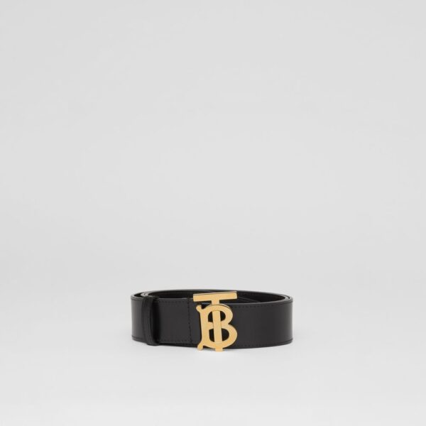 Thắt Lưng Burberry Monogram Motif Leather Belt 'Black' p80393471 - Ảnh 4