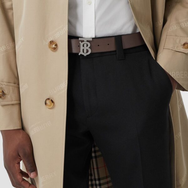 Thắt Lưng Burberry Reversible Monogram Motif Leather Belt 'Malt Brown' - Ảnh 3
