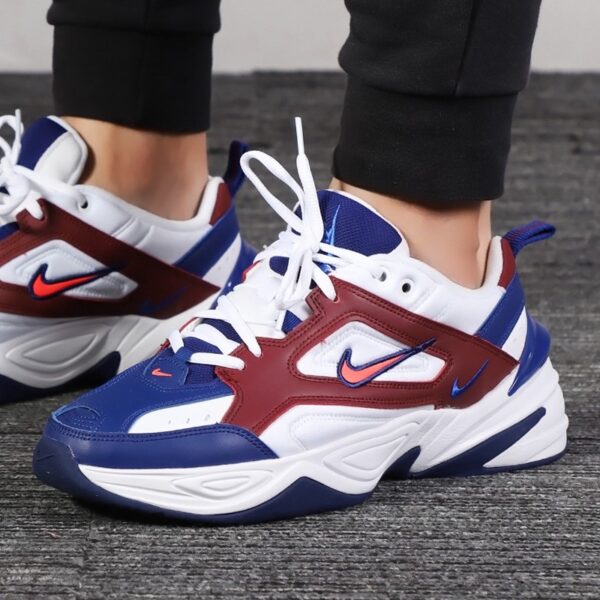 Giày Nike M2K Tekno 'White Bright Crimson' AV4789-107 - Ảnh 8