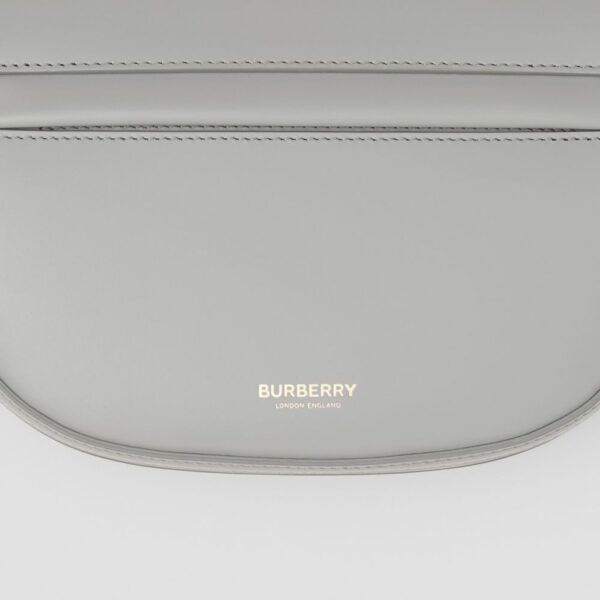 Túi Burberry Mini Leather Zip Olympia Bag 'Heather Melange' - Ảnh 2