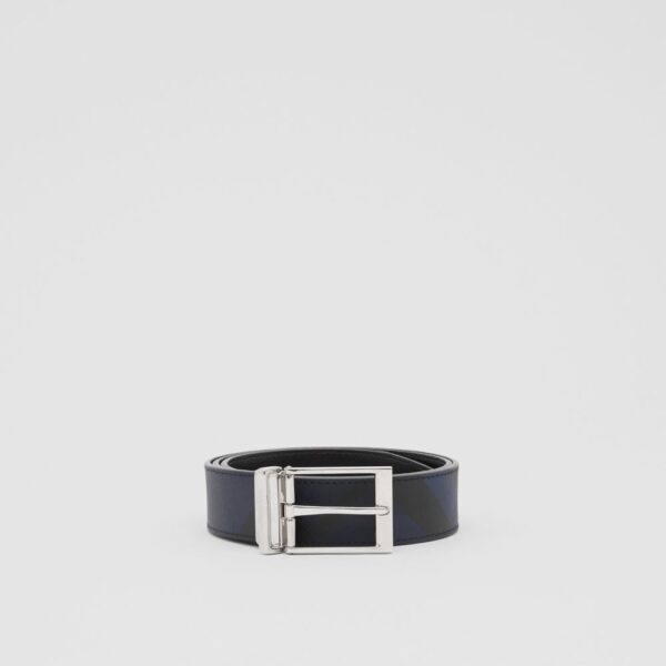 Thắt Lưng Burberry Reversible London Check and Leather Belt 'Navy' p80401901 - Ảnh 4