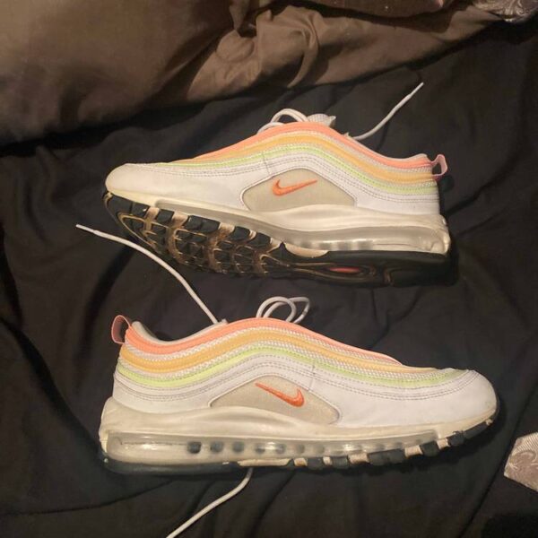 Giày Nike Wmns Air Max 97 Essential 'White Melon Mint Volt' CZ6087-100 - Ảnh 6