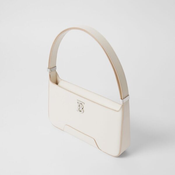Túi Burberry Leather TB Shoulder Bag 'Pale Vanilla' - Ảnh 4