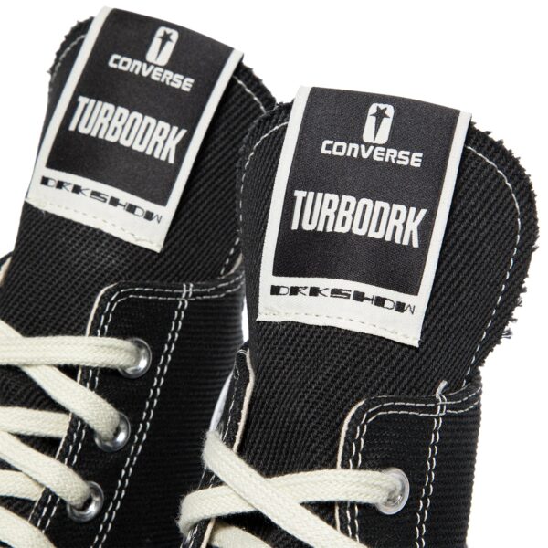 Giày Converse Rick Owens x TURBODRK Chuck 70 High 'Black' 172344C - Ảnh 7