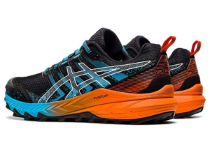 Alternative view of Giày Asics Gel Trabuco 9 "Black Blue Orange" 1011B030-002