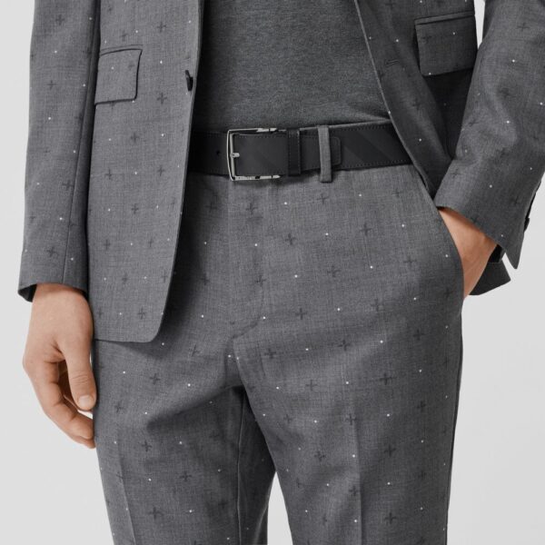 Thắt Lưng Burberry London Check Leather Belt 'Dark Charcoal' p80155781 - Ảnh 3