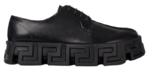Giày Versace Greca Labyrinth Lace Up Black 1000771-D9VAC-1B000