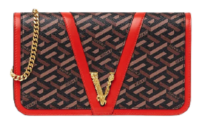 Túi Versace Virtus La Greca Signature Shoulder Red Brown 1003371-1A01444-5B35V