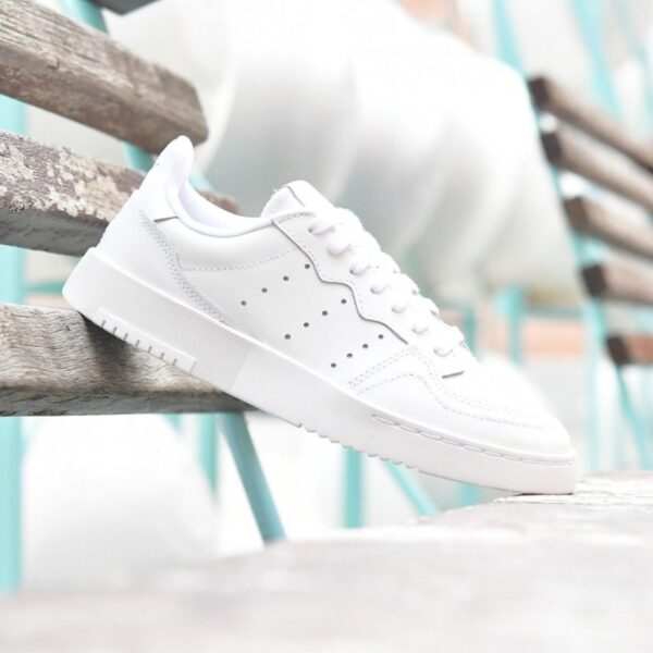 Giày Adidas Supercourt Shoes 'Triple White' EE7726 - Ảnh 4