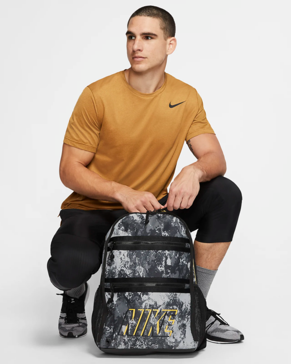 Balo Nike Utility Heat Printed Training Back Camo Back Pack CZ4351-010 - Ảnh 8