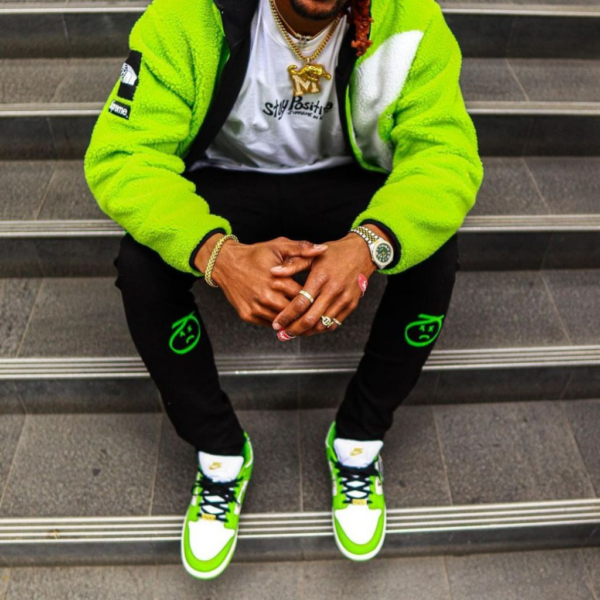 Giày Nike Supreme x Dunk Low OG SB QS 'Mean Green' DH3228-101 - Ảnh 8