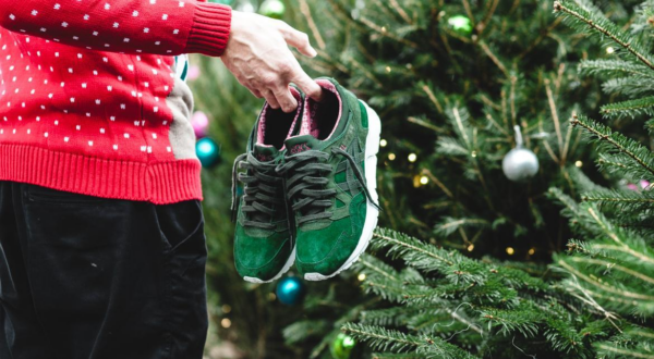 Giày Asics Gel Lyte V X Max Pack Dark Green H6R2L 8082 - Ảnh 2