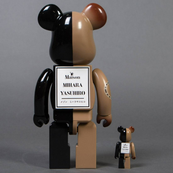 Mô hình Bearbrick Mihara Yasuhiro 100% & 400% - Ảnh 3