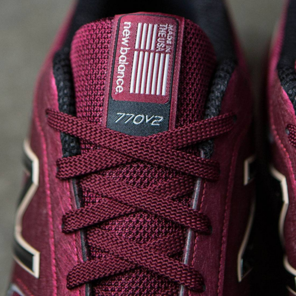 Giày New Balance 770v2 Made In USA 'Red Heather' M770RL2 - Ảnh 4