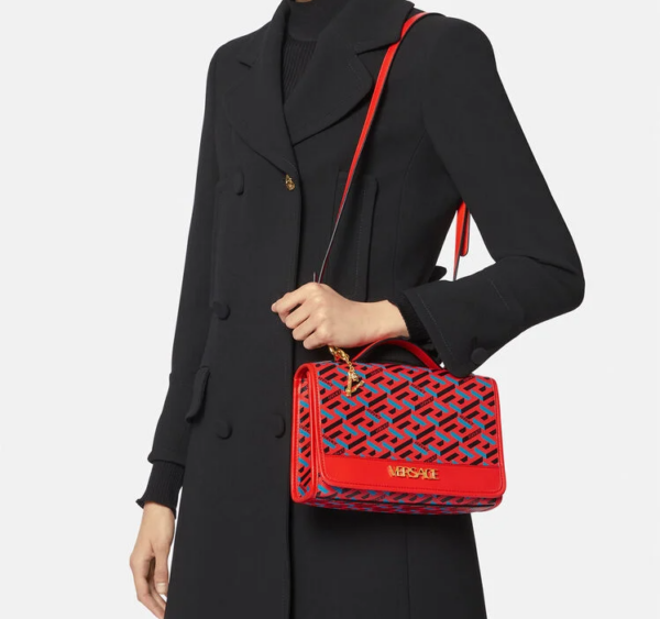 Túi Versace La Greca Signature Shoulder 1001908-1A02129-5R08V - Ảnh 2