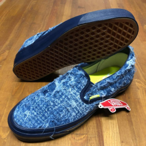 Giay Vans FDMTL x OG Classic Slip-On 'Indigo Distressed' VN0A45JK5WP