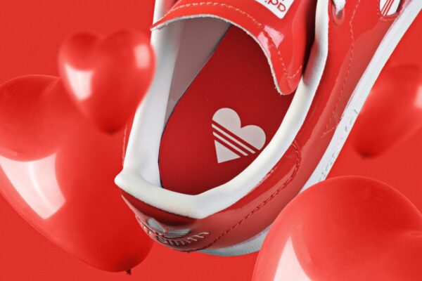 Giày Adidas Stan Smith White Red 'Valentines Day Pack' G28136 - Ảnh 2