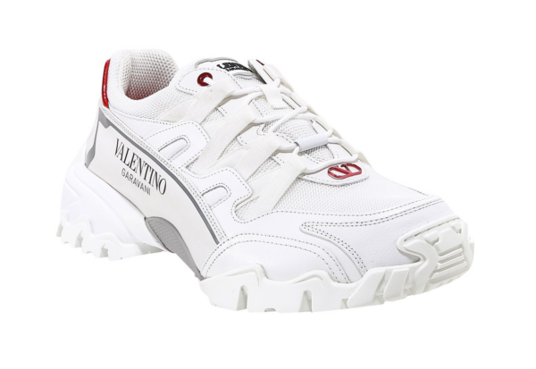 Giày Valentino Climbers Sneaker In Fabric And Leather VY2S0C20LJPKBM - Ảnh 2