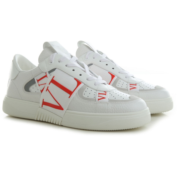 Giày Valentino Calfskin VL7N 'White Pure Red' WY2S0C58WRQU06 - Ảnh 4