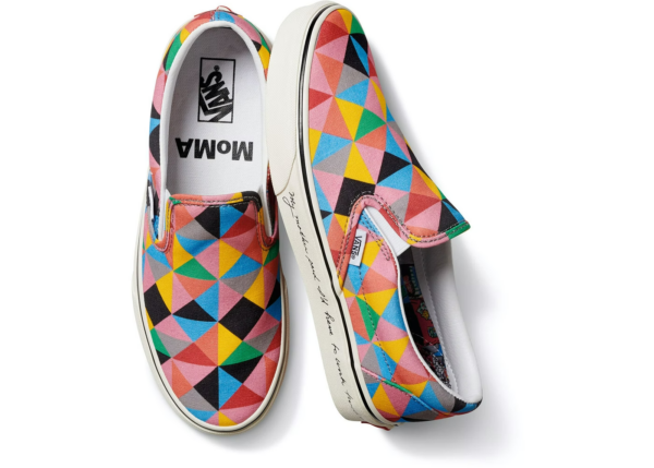 Giày Vans MOMA x Classic Slip On 'Multi Color' VN0A4U381IC - Ảnh 4