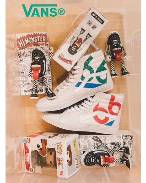 Giày Vans Sk8-Hi GS 'Deck Club 66' VN0A38GEVPEJ - Ảnh 4