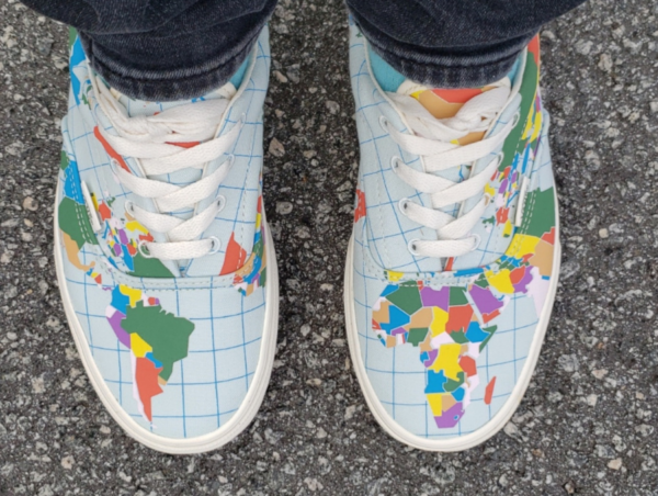 Giày Vans Save Our Planet x Era 'World Map' VN0A4BV4T2V - Ảnh 3