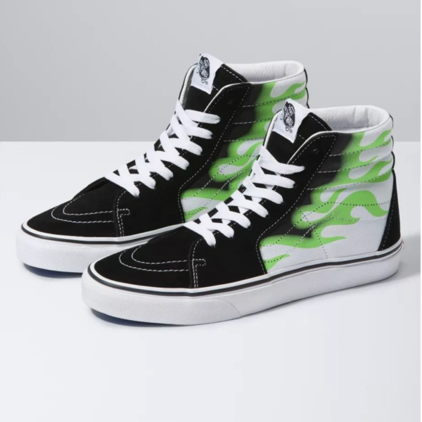 Giày Vans Sk8-Hi 'Flame Black White' VN0A4U3CXEY - Ảnh 3