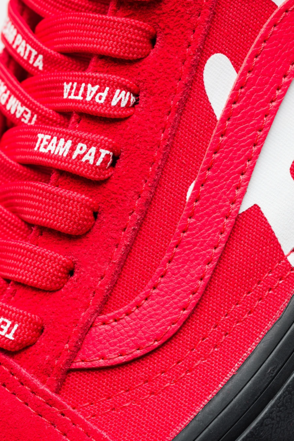 Giày Vans Patta x Old Skool VLT LX 'Mean Eyed Cat Red' VN0A4BVF5X8 - Ảnh 4