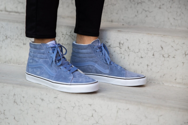 Giày Vans Sk8-Hi Pig Suede Tempest Blue VN0A32QG4R2 - Ảnh 4