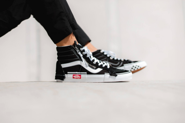 Giày Vans Sk8-Hi Reissue CAP 'Black' VN0A3WM16BT1 - Ảnh 6
