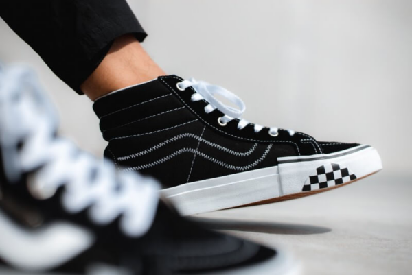 Giày Vans Sk8-Hi Reissue CAP 'Black' VN0A3WM16BT1 - Ảnh 7
